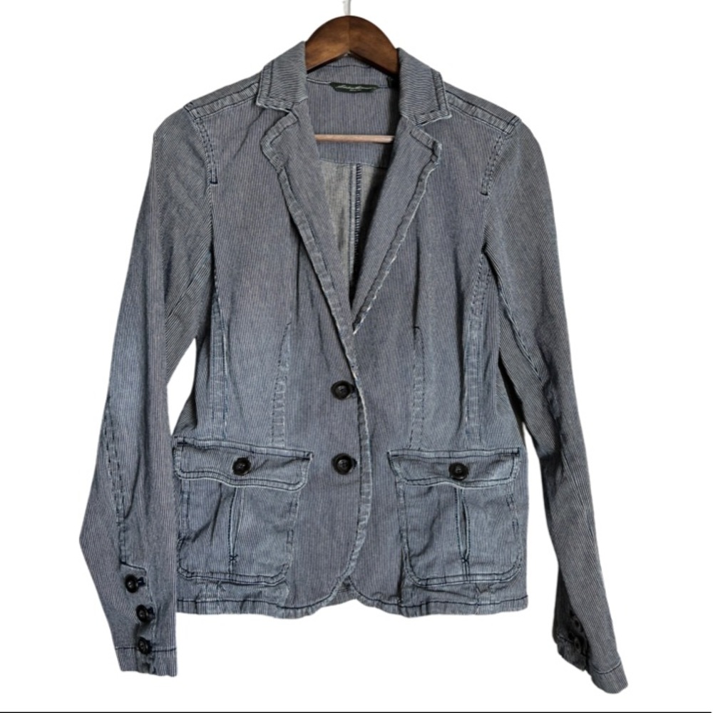 Eddie Bauer Long Sleeve Blazer Jacket with Pockets